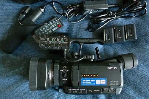 Videocamera sony hxr nx70e - videocamera,