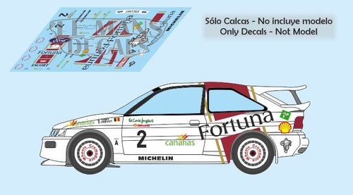 Decals ford escort cosworth - decals,