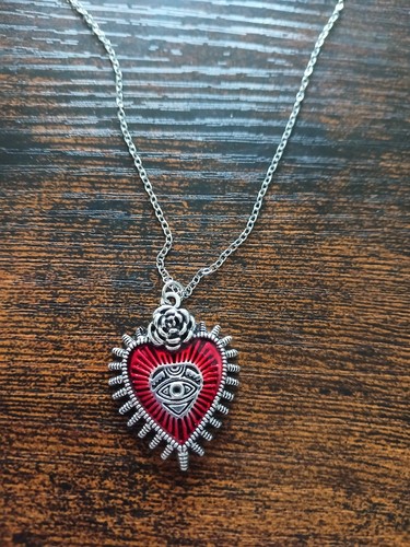 Collana con ciondolo - , cuore