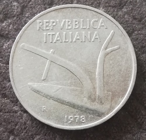 Moneta lire 1978 - moneta, spiga