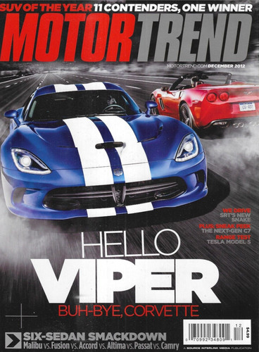Motor trend auto magazine - motor, srt