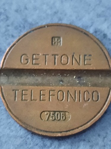 Gettone telefonico 7506 raro - telefonico,