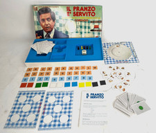 Gioco scatola Il pranzo è servito anni80 EG Giochi MI Corrado quasi completo-XXX