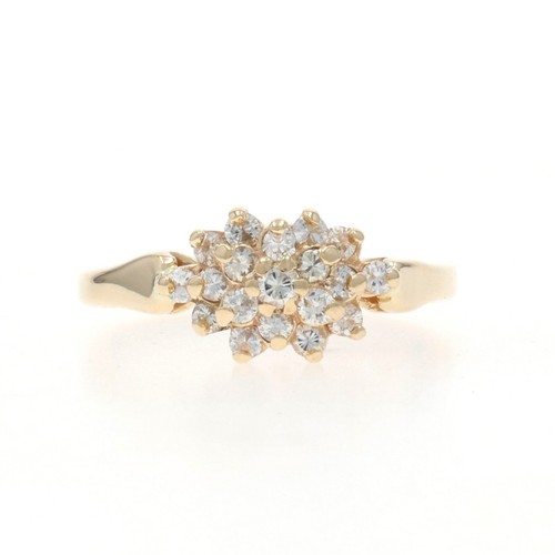 Anello cluster diamanti - anello, di