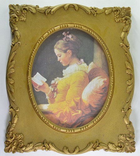 Stampa vittoriana con cornice