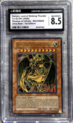 Carta yugioh hamon - 1°,