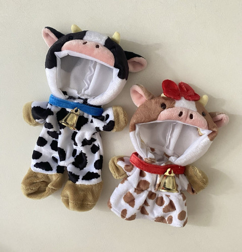 Abiti costume mucca peluche - abiti,