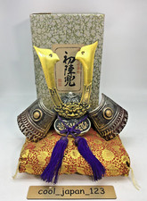 Vintage ghisa ottone Samurai