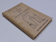 MANUALI TECNICI SONZOGNO GUIDA ALLA ANALISI CHIMICA CARLO LELLI 1929