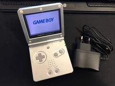 Gameboy Advance Sp - Argento Perfettamente Funzionate Caricatore Incluso