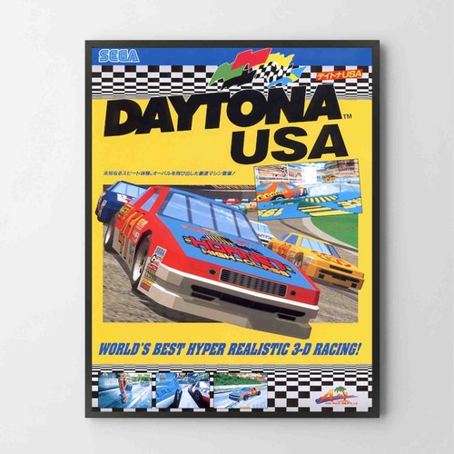 Poster daytona usa arcade - poster,