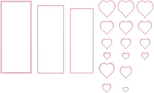 Cuore, 19 Fustelle Multi