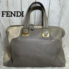 FENDI Logo Chameleon Leather