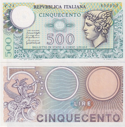 Italy 500 lire 1976 unc - lire,