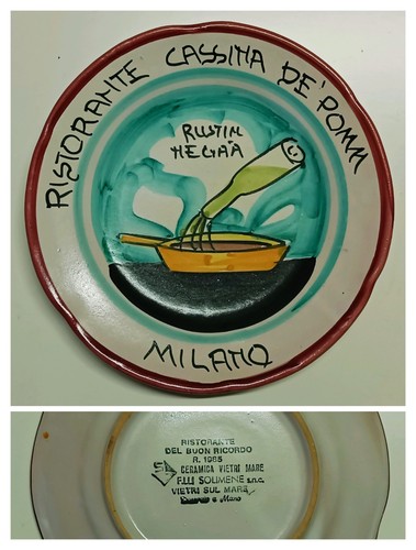 1985 piatto del - piatto, ricordo