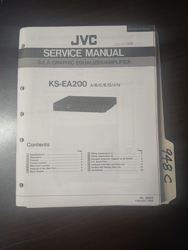 Jvc ea200 manuale - ks-ea200,
