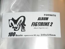 100 BUSTE WR "ALBUM FIGURINE 2" 240x325 mm x Album figurine di vari generi…
