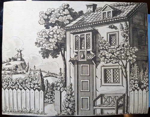 Casa mulino antica stampa - casa,