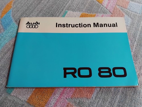 Nsu ro80 manuale - originale, di