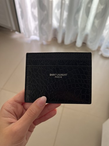 Portacarte ysl cocco nero - portacarte,