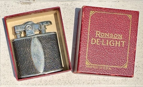 Vtg 1930s ronson light - ronson, de-light
