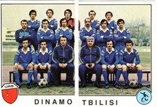 DINAMO TBILISI Panini Superstar Eurofootball 82 n.163-164 quasi come da foto