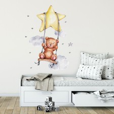 Adesivo murale orsetto 74x54cm - adesivo,