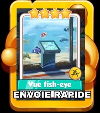 Vue fish eye X 1 carte set