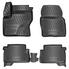3D Tappetini IN Gomma Set per Ford C-Max (II) 2010-2019 Extra Bordo Alto