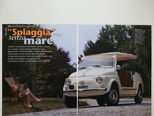 Clipping Ritaglio Articolo 2005 FIAT JOLLY 500 GIARDINETTA GHIA Impressioni