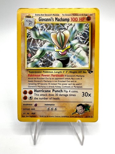 Carta pokemon giovanni - carta,