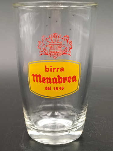 Birra menabrea bicchiere - birra,