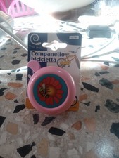 Campanello bicicletta rosa con ape sul fiore marca Cantini