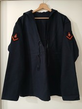 Camisaccio Uniforme Blu Marina Militare Italiana Infermiere Vintage Taglia 50 L