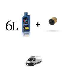 Kit filtro olio e 6L per Fiat Ducato 2.0 Jtd 115 Multijet 85kw dal 2011