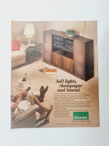 Sansui advertising vintage - sansui,