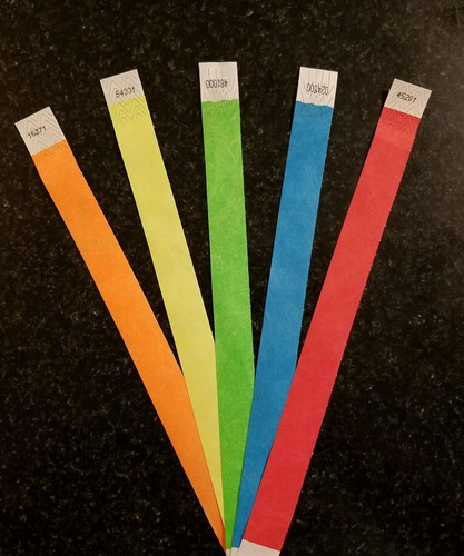 500 tyvek braccialetti - 500,