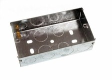 Scatola Pattress Metallica A Muro 2 Gang Doppia 35Mm | Onestopdiy Nuova