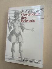 Geschichte des Belcanto