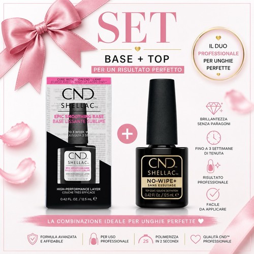 Set cnd shellac base - **set,