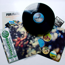 REMASTERED DELUXE JAPAN HEAVY VINYL PINK FLOYD OBSCURED BY CLOUDS LP NM