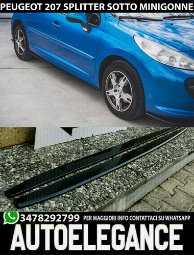 Peugeot 207 spoiler splitter - spoiler,