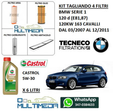 TAGLIANDO 4 FILTRI E OLIO