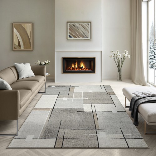 Tappeto design astratto pelo
