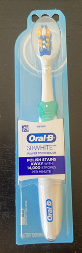 Oral white battery power - oral-b, 3d