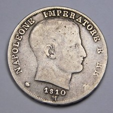 Napoleone I - 1 Lira 1810 M -