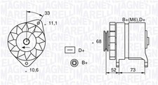 Generatore alternatore magneti - generatore,