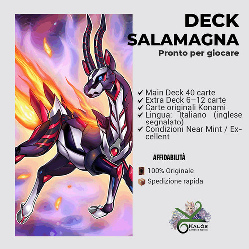 Yugioh mazzo deck salamagna - mazzo,