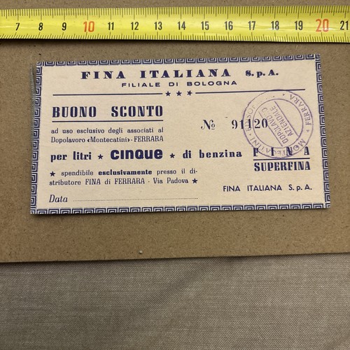 Buono sconto fina petrofina - buono,