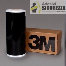 Nastro vinile riflettente scotchlite 3M™ 580 colore nero 25mm(1") x 2 mt casco bici